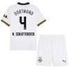 Conjunto (Camiseta+Pantalón Corto) Borussia Dortmund N. Schlotterbeck 4 Tercera Equipación 2024-25 - Niño